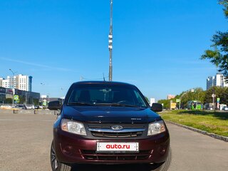 2014 Lada (ВАЗ) Granta I, пурпурный, 420000 рублей, вид 2