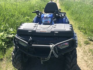 2012 Polaris Sportsman 850, синий, 800000 рублей, вид 4
