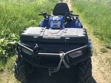 2012 Polaris Sportsman 850, синий, 800000 рублей, вид 4