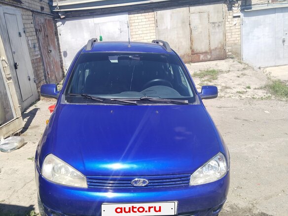 2011 Lada (ВАЗ) Kalina I, синий, 350000 рублей - вид 2