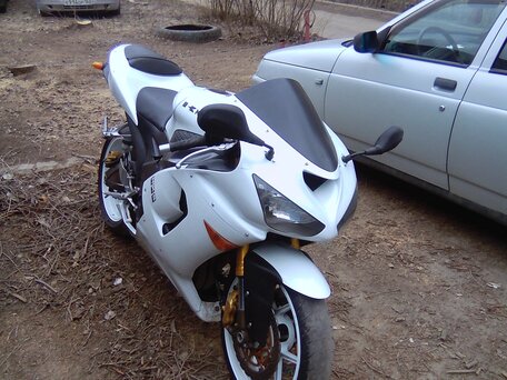 2006 Kawasaki ZX-6 Ninja, белый, 477000 рублей, вид 2