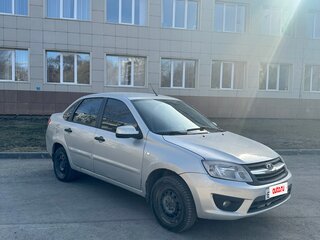 2013 Lada (ВАЗ) Granta I, серебристый, 430000 рублей, вид 3