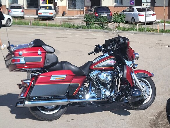2007 Harley-Davidson Electra Glide, красный, 795000 рублей