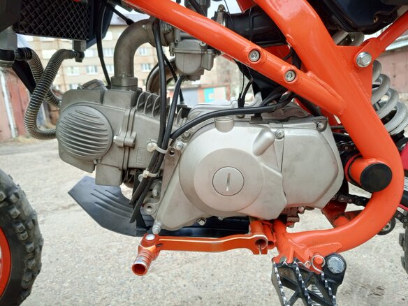 2024 Kayo Evolution YX140EM, оранжевый, 80000 рублей - вид 11
