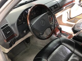 1996 Mercedes-Benz S-Класс 320 III (W140) Рестайлинг, серый, 2800000 рублей, вид 4