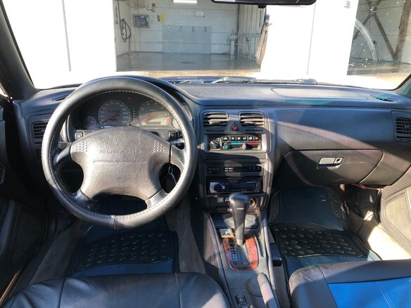 1997 Subaru Legacy II, серый, 320000 рублей - вид 5
