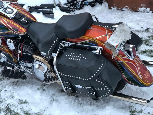 2004 Harley-Davidson Softail Custom, красный, 1188668 рублей - вид 23