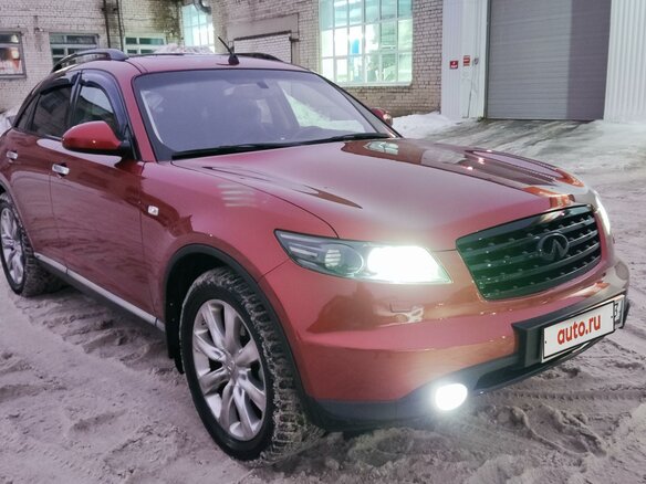 2008 Infiniti FX35 I (S50) Рестайлинг, оранжевый, 1010000 рублей - вид 26
