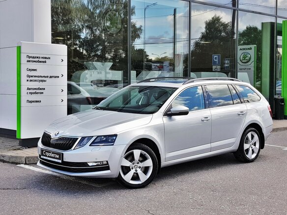 2017 Skoda Octavia III (A7) Рестайлинг, серебристый