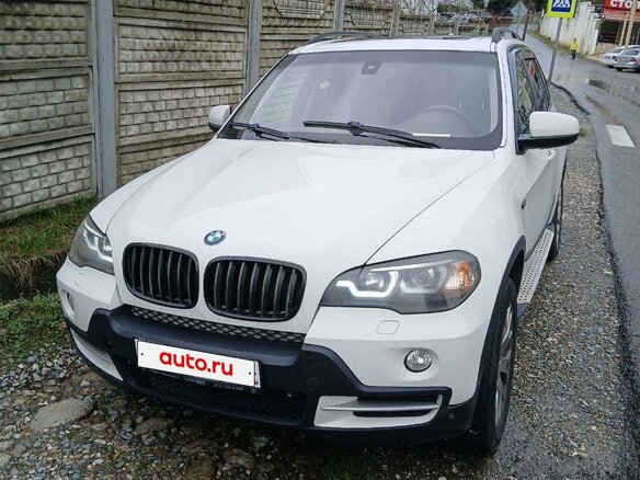 2008 BMW X5 3.0si II (E70), белый, 1550000 рублей - вид 1