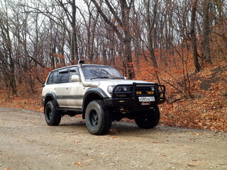 1990 Toyota Land Cruiser 80 Series, серый, 4800000 рублей, вид 2