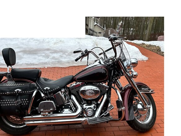 2015 Harley-Davidson Heritage, пурпурный, 1250000 рублей - вид 10