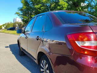 2014 Lada (ВАЗ) Granta I, пурпурный, 420000 рублей, вид 4