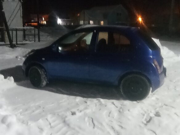 2002 Nissan March III (K12), синий, 250000 рублей - вид 1