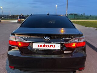 2016 Toyota Camry VII (XV50) Рестайлинг, чёрный, 1750000 рублей, вид 5