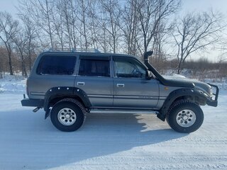 1996 Toyota Land Cruiser 80 Series Рестайлинг, серый, 3200000 рублей, вид 1