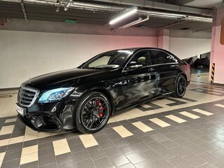 2018 Mercedes-Benz S-Класс AMG 63 AMG Long III (W222, C217) Рестайлинг, чёрный, 7500000 рублей, вид 1