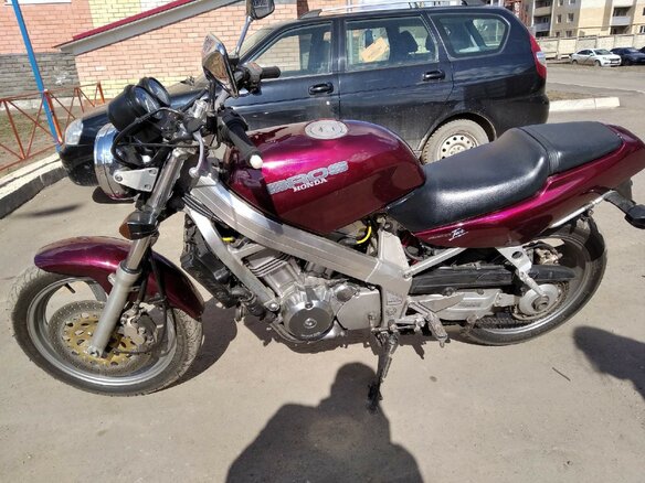 1999 Honda Bros, пурпурный, 438000 рублей - вид 17