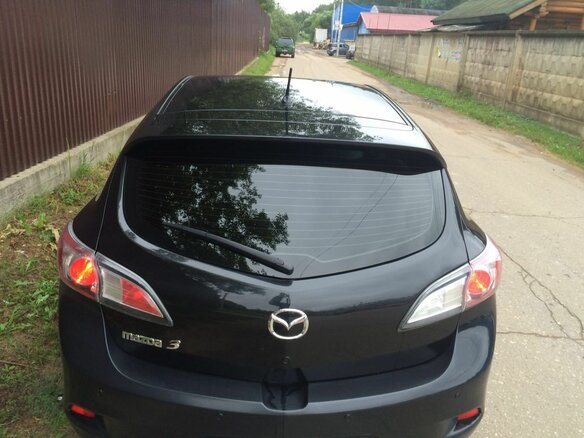 2012 Mazda 3 II (BL) Рестайлинг, чёрный - вид 5