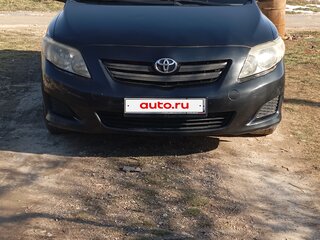 2008 Toyota Corolla AMT X (E140, E150), чёрный, 1300000 рублей, вид 2