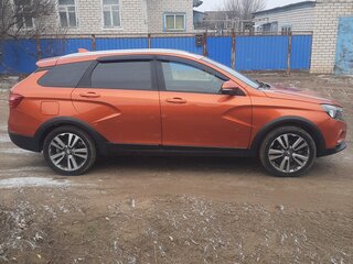 2022 Lada (ВАЗ) Vesta SW Cross I, оранжевый, 1720000 рублей, вид 4