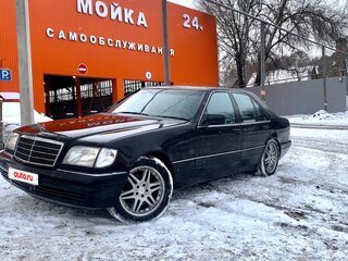 1997 Mercedes-Benz S-Класс 320 III (W140) Рестайлинг, чёрный, 1150000 рублей, вид 1
