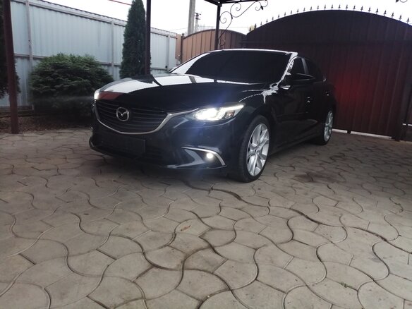 2015 Mazda 6 III (GJ) Рестайлинг, чёрный, 2000000 рублей - вид 4
