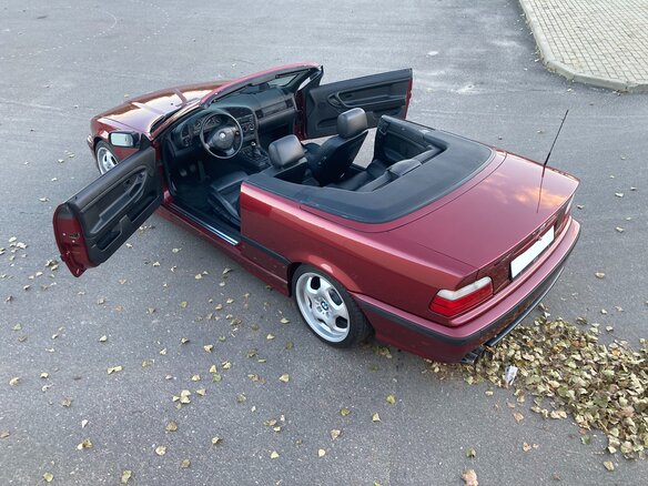 1995 BMW 3 серии 318i III (E36), пурпурный, 1550000 рублей - вид 22