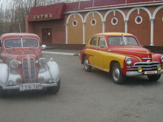 1953 ГАЗ М-20 «Победа», красный, 2000000 рублей, вид 4