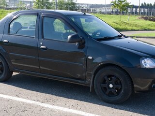 2009 Renault Logan I, чёрный, 350000 рублей, вид 3