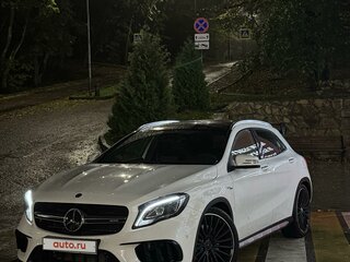 2018 Mercedes-Benz GLA AMG 45 AMG I (X156) Рестайлинг, белый, 3700000 рублей, вид 3