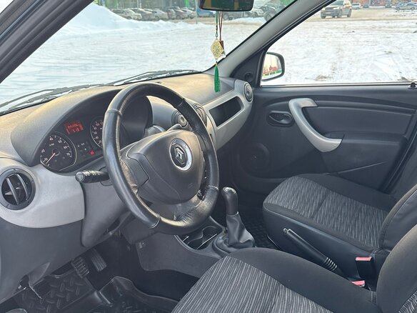 2010 Renault Logan I Рестайлинг, синий, 450000 рублей - вид 6