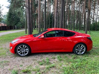 2012 Hyundai Genesis Coupe I Рестайлинг, красный, 2200000 рублей, вид 3