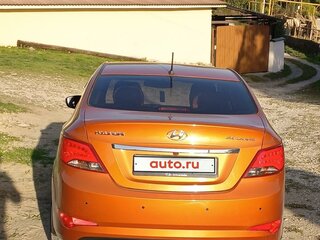 2015 Hyundai Solaris I Рестайлинг, оранжевый, 1250000 рублей, вид 2