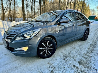 2016 Hyundai Solaris I Рестайлинг, серый, 850000 рублей, вид 3