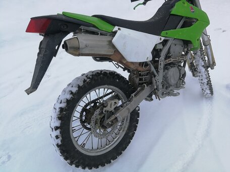 2009 Kawasaki KLX 250, зелёный, 290000 рублей, вид 4