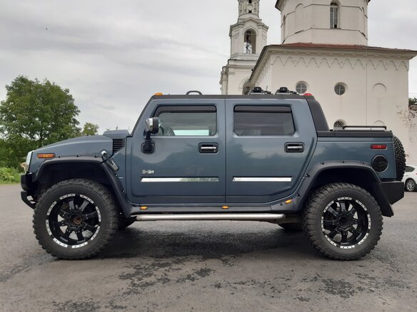 2005 Hummer H2 I, серый - вид 14