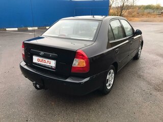 2007 Hyundai Accent ТагАЗ II, чёрный, 550000 рублей, вид 5