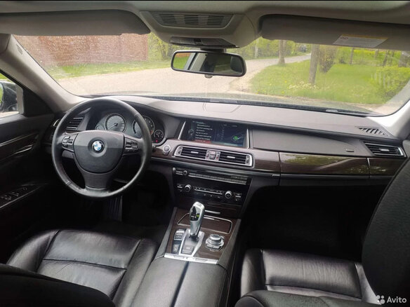 2012 BMW 7 серии 750Li xDrive V (F01/F02/F04) Рестайлинг, чёрный - вид 10