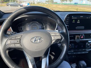 2020 Hyundai Santa Fe IV, синий, 3250000 рублей, вид 5