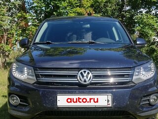 2012 Volkswagen Tiguan I Рестайлинг, синий, 1350000 рублей, вид 1