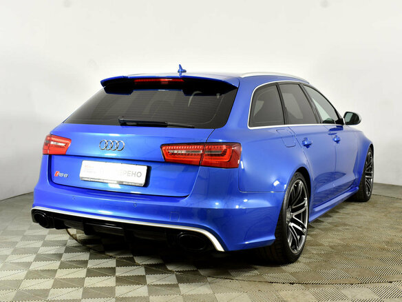 2014 Audi RS 6 III (C7), голубой - вид 3
