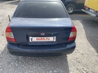 2008 Hyundai Accent ТагАЗ II, синий, 550000 рублей, вид 2