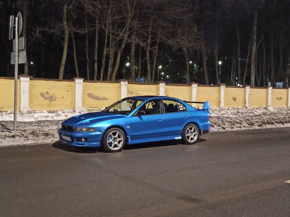1997 Mitsubishi Galant VR-4 VIII, синий - вид 13