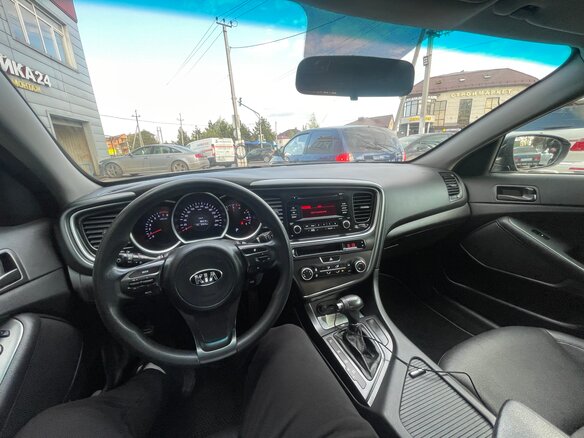 2014 Kia K5 I Рестайлинг, чёрный, 1200000 рублей - вид 10