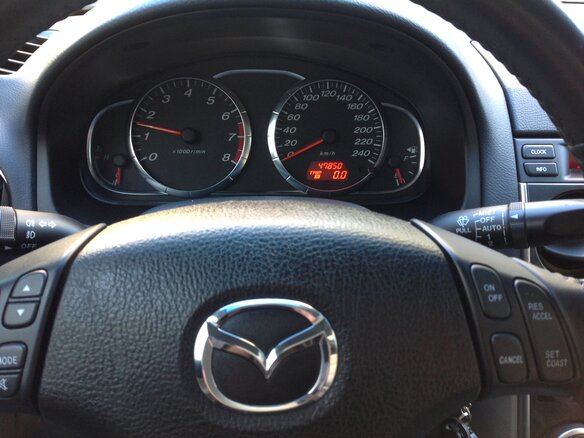 2005 Mazda 6 I (GG) Рестайлинг, зелёный - вид 10