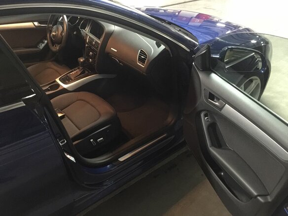 2014 Audi A5 I (8T) Рестайлинг, синий - вид 3