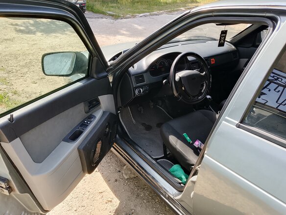 2008 Lada (ВАЗ) Priora I, серый, 165000 рублей - вид 4