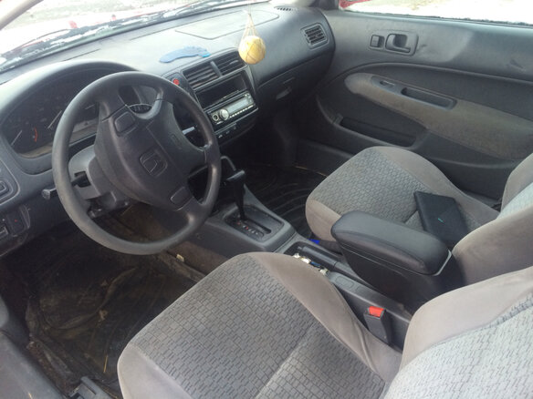 2000 Honda Civic VI, красный - вид 3
