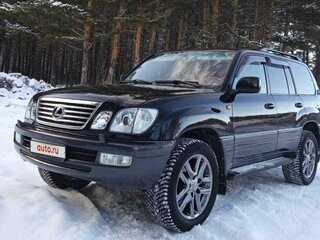 2007 Lexus LX 470 II Рестайлинг, чёрный, 3500000 рублей, вид 1